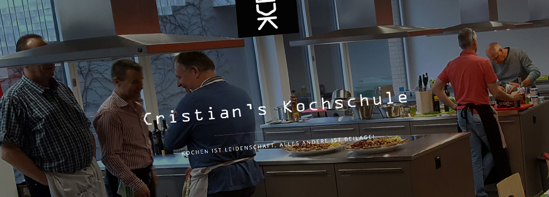 Homepage / Onepager: Cristian's Kochschule