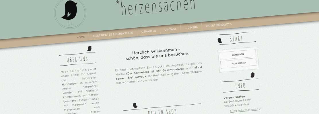 Neuer Onlineshop *herzensachen