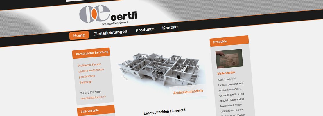 Webshop: Oertli-Laserplott