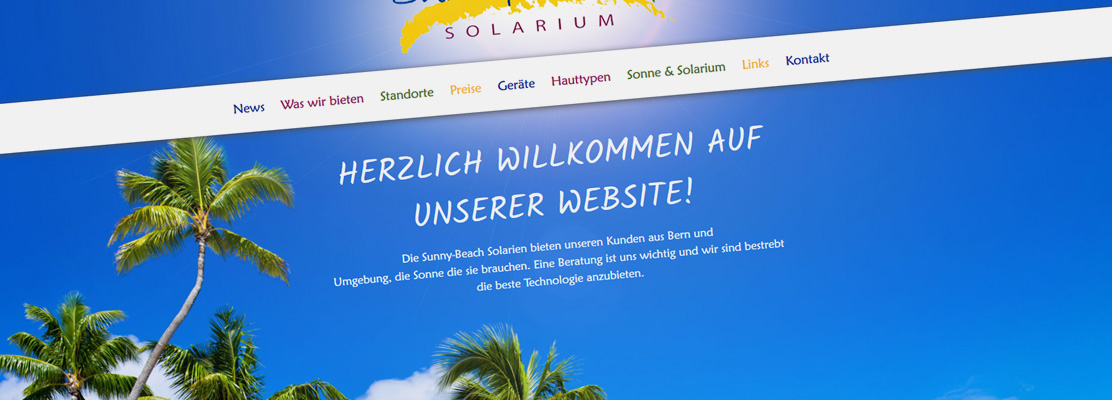 Neue Website online: Sunny-Beach