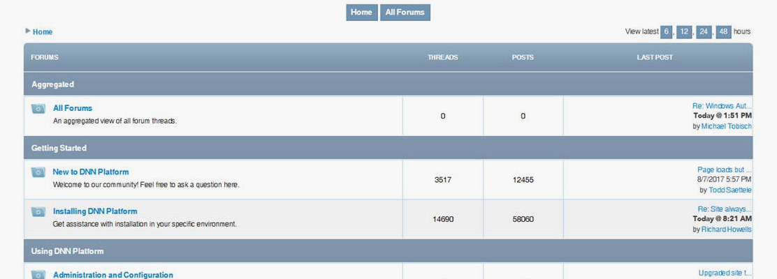 Neues Modul: Forum