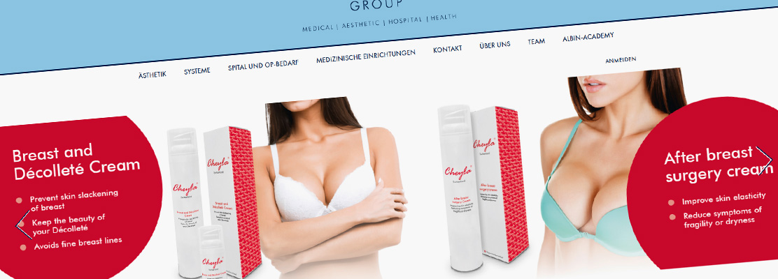 Neue Homepage erstellt: Albin Group